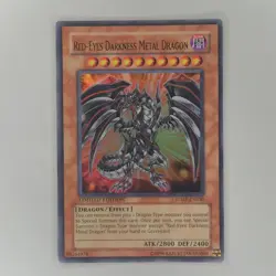 Yugioh Red-Eyes Darkness Metal Dragon JUMP-EN030 Ultra Rare Limited Edition Card - Image 1