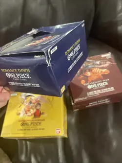 One Piece Paramount War OP-02 Romance Dawn OP01 Blue Bottom OP-04 Empty Boxes - Image 4
