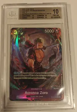 Roronoa Zoro - OP09-076 (Alternate Art) RARE The Best Premium Booster BGS 10 - Image 1