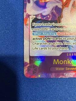 ONE PIECE Monkey D Luffy Alt Art EB02-061 SEC Anime 25th Collection English - Image 5