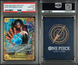 2025 One Piece TCG: OP12-119 Bartholomew Kuma SEC PSA 10 - Legacy Of The Master - Image 4