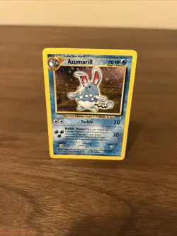 Azumarill 2/111 Neo Genesis Holo Card Lightly Played Pokemon TCG Card - Image 1