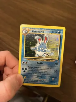 Azumarill 2/111 Neo Genesis Holo Card Lightly Played Pokemon TCG Card - Image 4