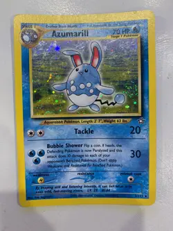Pokemon Neo Genesis Azumarill 2/111 Unlimited Rare Holo Card TCG - Ungraded - Image 1