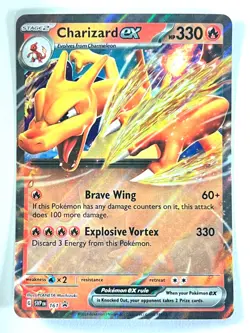 Charizard ex SVP 161 Black Star Promo Scarlet & Violet Pokemon TCG Near Mint NM - Image 1
