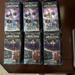 Disney Lorcana Rise of the Floodborn Starter Decks (Set of 6) Sealed - Image 1