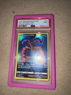 Pokemon Galarian Moltres TCG SWSH284 Sword & Shield Promo Card 2023 PSA 9 - Image 2