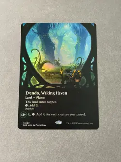 Evendo, Waking Haven (Borderless) MTG Edge of Eternities Foil NM - Image 1