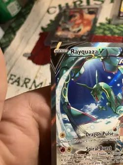 Rayquaza V Evolving Skies 194/203 Holo Ultra Rare Card Alt Art Pokemon Near Mint - Image 5