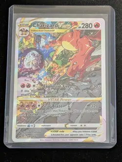 Charizard V Star SWSH262 Black Star Promo NM Pokemon Card Ultra Rare Secret NM - Image 1