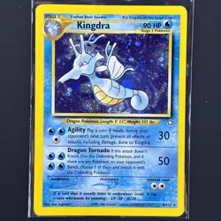Kingdra 8/111 Neo Genesis Set Unlimited Holo Rare Pokemon Card TCG WOTC Vintage - Image 1