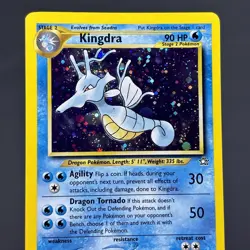 Kingdra 8/111 Neo Genesis Set Unlimited Holo Rare Pokemon Card TCG WOTC Vintage - Image 3