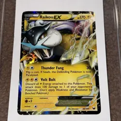 Raikou EX 38/108 Rare Ultra Pokemon Card - Image 1