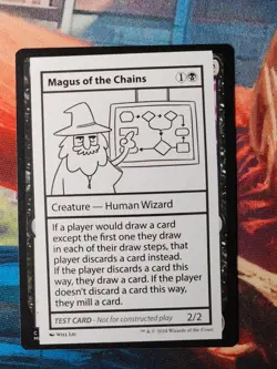 Magus of the Chains Mystery Booster 2 Playtest Cards Magic Gathering MTG MB2 - Image 1