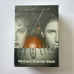 X-Files CCG 60 Card Starter Deck Factory Sealed Premiere Edition 1996 - Image 1
