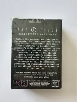 X-Files CCG 60 Card Starter Deck Factory Sealed Premiere Edition 1996 - Image 2