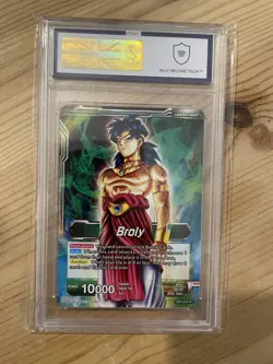 DBS Card Game Broly, The Legendary Super Saiyan *MGC GRADED 10* BT1-057 (SEALED) - Image 2
