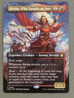 Alesha, Who Laughs at Fate (0343) - Foundations - Rare Borderless - Image 2