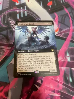 MTG - BLIGHTWING BANDIT - RARE - WOC - NM - EXTENDED ART - Image 1
