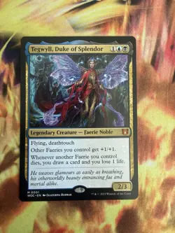 MTG Tegwyll, Duke of Splendor Wilds of Eldraine Commander - NM Regular - Image 3