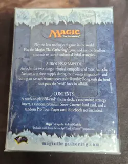 Magic: The Gathering - Coldsnap Aurochs Stampede Theme Deck - New/Sealed - Image 2
