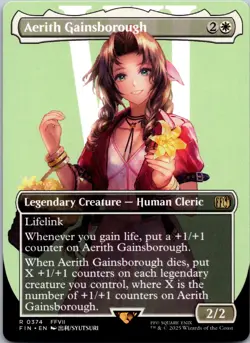 Aerith Gainsborough (Borderless) Final Fantasy Regular - Image 1