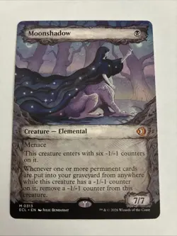 Moonshadow Creature Elemental Borderless 1x Lorwyn Eclipsed MTG x1 M/NM Mythic - Image 1