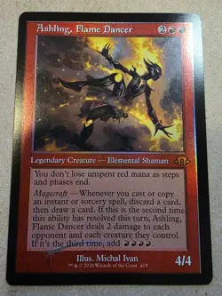 Ashling, Flame Dancer - (Retro Frame) Modern Horizons 3 Foil - Mtg - Image 1