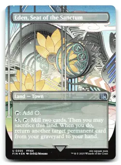 Eden, Seat of the Sanctum (Foil Borderless) #355 Final Fantasy - Image 1