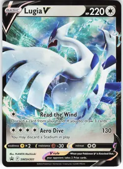 Lugia V - SWSH301 Pokemon SWSH: Sword & Shield Promo Cards Holo Promo NM - Image 1