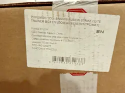 Pokemon Fusion Strike ETB Case Factory Sealed - Elite Trainer Box (x10 ETB) - Image 2