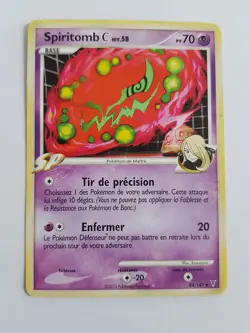 Spiritomb C Platine Vainqueurs supremes 84/147 Carte Pokemon Francaise - Image 1