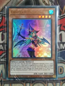 Chocolate Magician Girl LART-EN046 Ultra Rare NM Ltd Ed Yugioh SEALED - Image 1