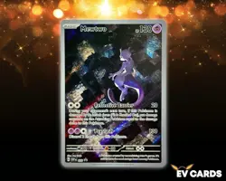 Pokemon TCG - Mewtwo 052 Scarlet & Violet Promo Card Holo Alt Art | NM - Image 1