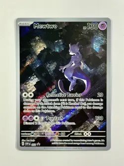 Pokemon TCG - Mewtwo 052 Scarlet & Violet Promo Card Holo Alt Art | NM - Image 2