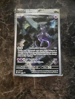 Pokemon TCG Mewtwo 052 Scarlet & Violet Promo SEALED Holo NM Card - Image 1