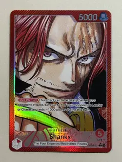Shanks Leader OP09-001 Alt Art - Emperors in the New World - One Piece - Image 1