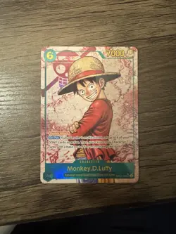 Monkey.D.Luffy OP13-118 SEC Alt Art One Piece TCG English Near Mint - Image 1