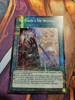 Yu-Gi-Oh! The Fallen & the Virtuous Starlight Rare 1st Edition CH01-EN019 NM/M - Image 1