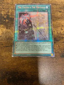 The Fallen & The Virtuous - CH01-EN019 - Starlight Rare 1st Edition Yugioh NM - Image 3