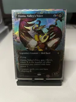 MTG Zoraline, Cosmos Caller (Borderless) (Raised Foil) #355 Bloomburrow Foil - Image 4