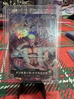 Donquixote Doflamingo (019) (Alternate Art) OP04-019 Kingdoms of Intrigue Foil - Image 1