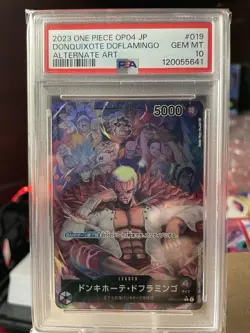 Donquixote Doflamingo (019) (Alternate Art) OP04-019 Kingdoms of Intrigue Foil - Image 1