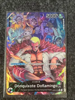 Donquixote Doflamingo (019) (Alternate Art) OP04-019 Kingdoms of Intrigue Foil - Image 3