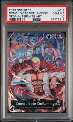 Donquixote Doflamingo (019) (Alternate Art) OP04-019 Kingdoms of Intrigue Foil - Image 1