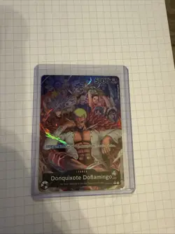 Donquixote Doflamingo (019) (Alternate Art) OP04-019 Kingdoms of Intrigue Foil - Image 1