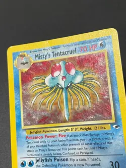 Misty's Tentacruel 10/132 Unlimited Holo Rare WotC Pokemon Gym Heroes - Image 2