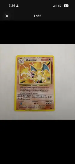 Charizard Pokemon card 2022 Nintendo Creatures Game Freak 4/102 - Image 1