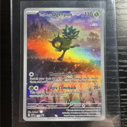 Teal Mask Ogerpon - 123 - SV: Scarlet & Violet Promo Cards Illustration Rare NM - Image 1