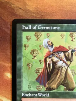 MTG Hall of Gemstone Mirage Very Lightly Played Condition Green Vintage! - Image 3